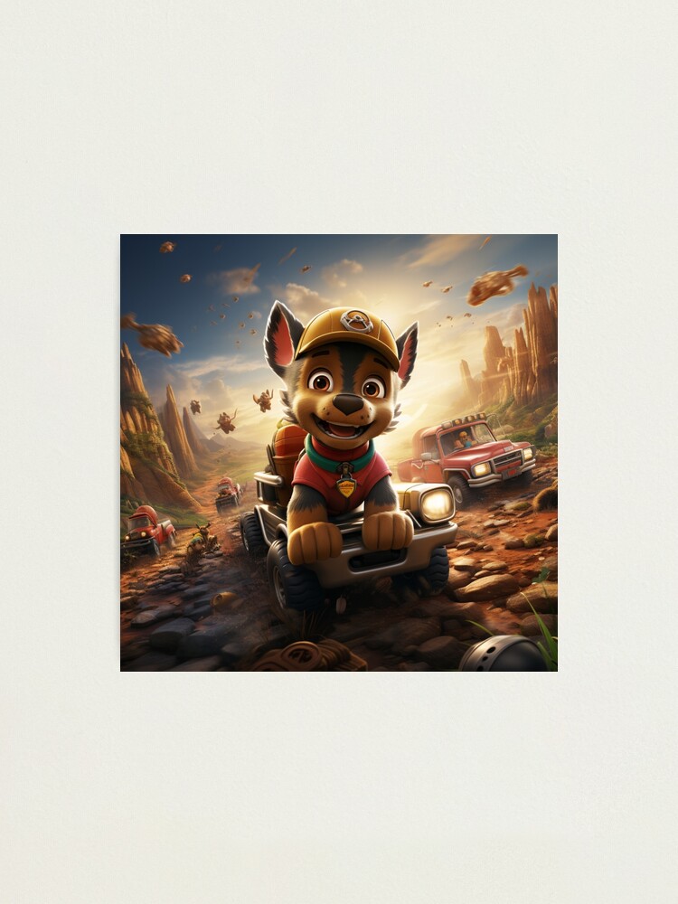 paw patrol chase Metal Print for Sale by hnguyen22