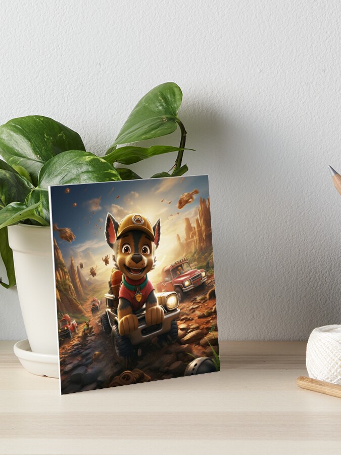 Chase Paw Patrol Metal Print for Sale by docubazar7