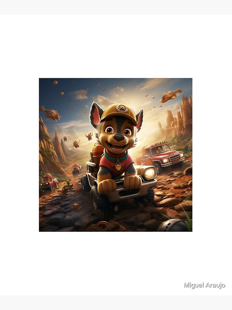 Marshall Paw Patrol Art Board Print for Sale by docubazar7