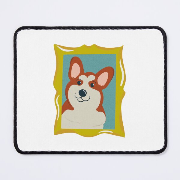 Item preview, Framed Corgi Puppy Portrait designed and sold by beestonestudio.