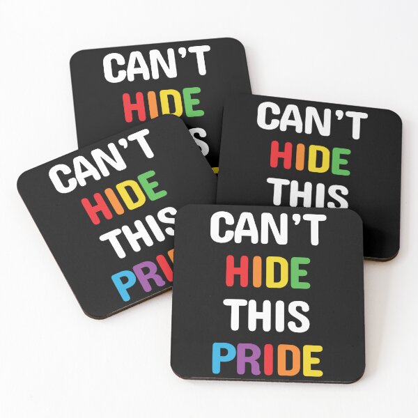 Item preview, Can't hid this pride rainbow art  designed and sold by U-mule.
