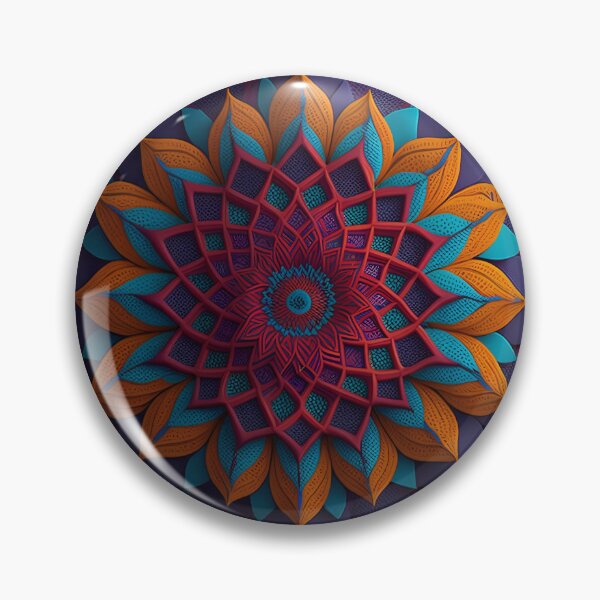 Item preview, The Whirlwind of 3D Mandala Colors: A Mesmerizing Experience designed and sold by DesignArtEmpire.