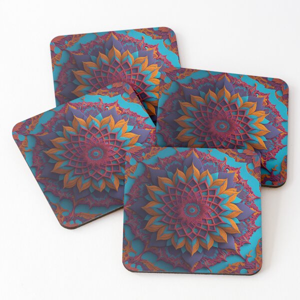 Item preview, The Whirlwind of 3D Mandala Colors: A Mesmerizing Experience designed and sold by DesignArtEmpire.