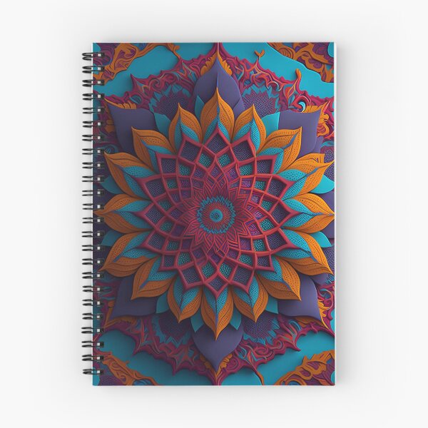 Item preview, The Whirlwind of 3D Mandala Colors: A Mesmerizing Experience designed and sold by DesignArtEmpire.