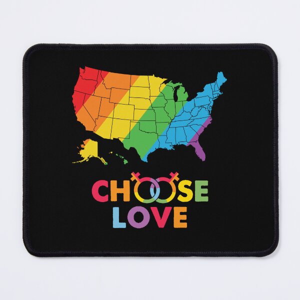 Item preview, USA choose love rainbow art  designed and sold by U-mule.