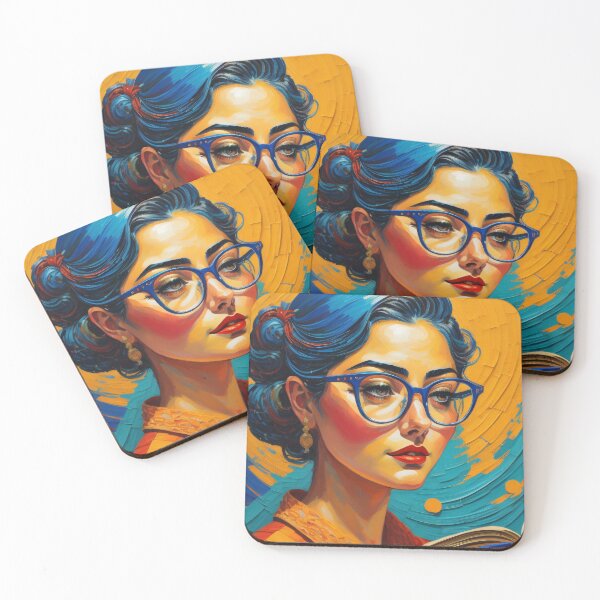 Item preview, Book worm woman reading her novel designed and sold by Twenty24trends.