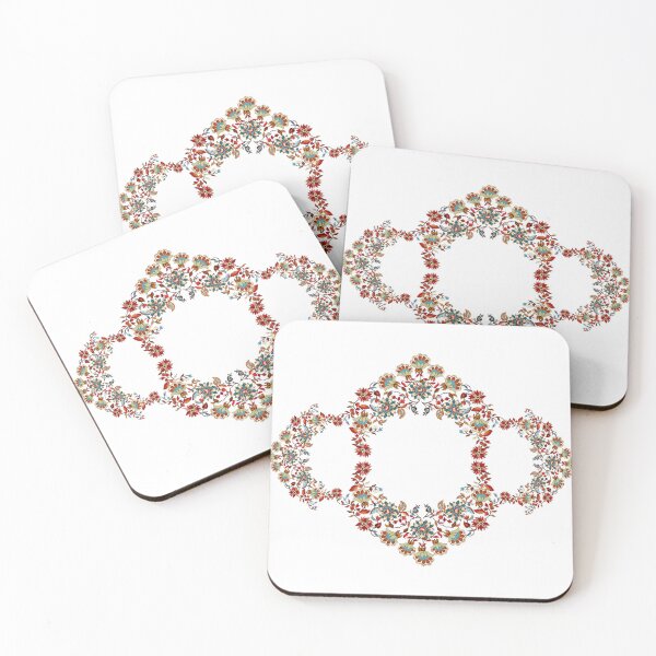 Item preview, Embroidery Pattern with Beautiful Colorful Flowers designed and sold by Kai Multiverse.