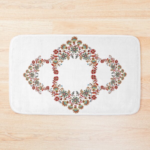 Item preview, Embroidery Pattern with Beautiful Colorful Flowers designed and sold by Kai Multiverse.