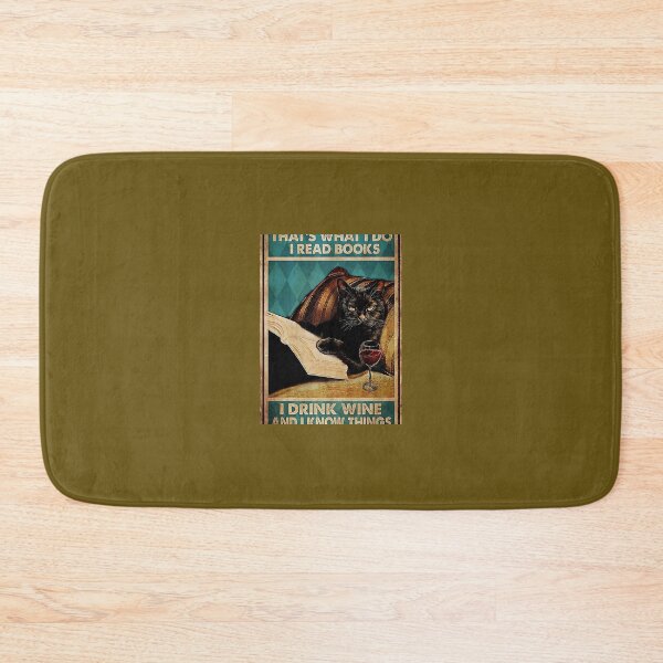 Item preview, Black Cat That's Was I Do I Read Book I Drink Wine And I Know Things 	 	 designed and sold by pmxpgwuzu13.