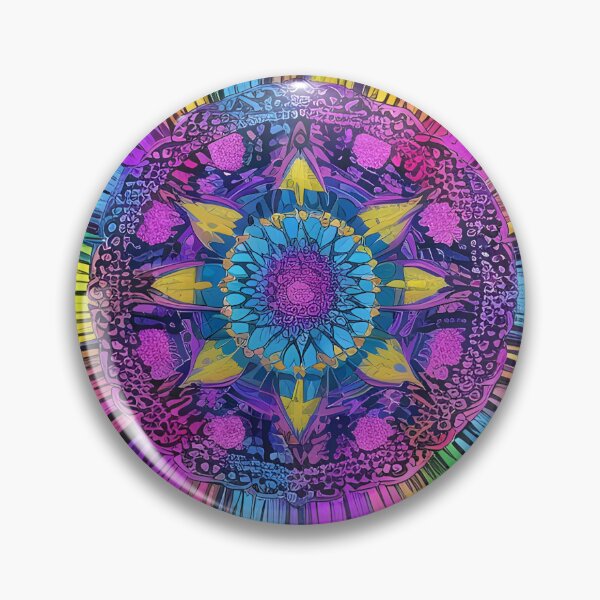 Item preview, Painted Mandala Circle Art 33 by MMA designed and sold by spacemandala.