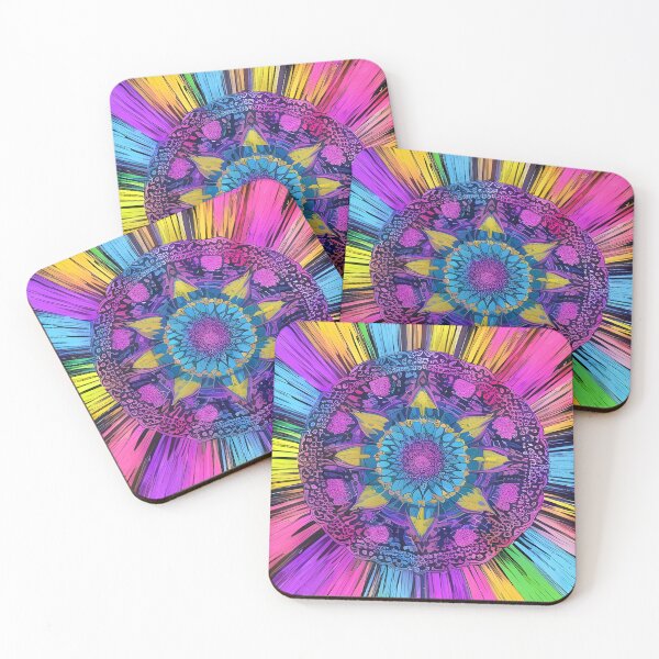 Item preview, Painted Mandala Circle Art 33 by MMA designed and sold by spacemandala.