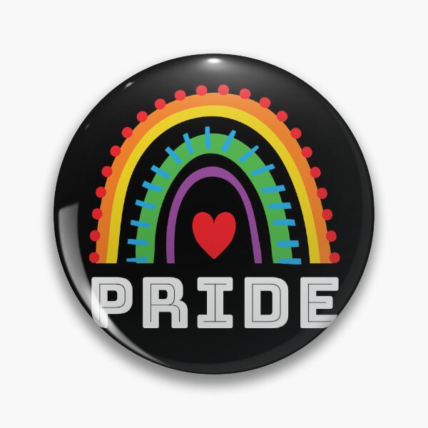 Item preview, Rainbow middle heart pride art  designed and sold by U-mule.