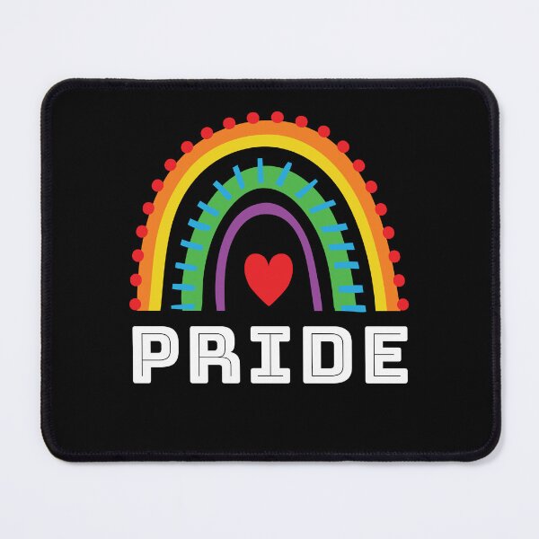 Item preview, Rainbow middle heart pride art  designed and sold by U-mule.