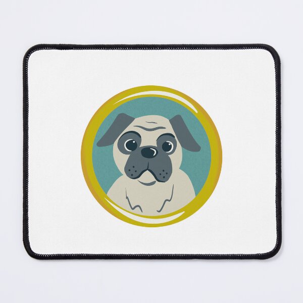 Item preview, Framed Pug Puppy Portrait designed and sold by beestonestudio.
