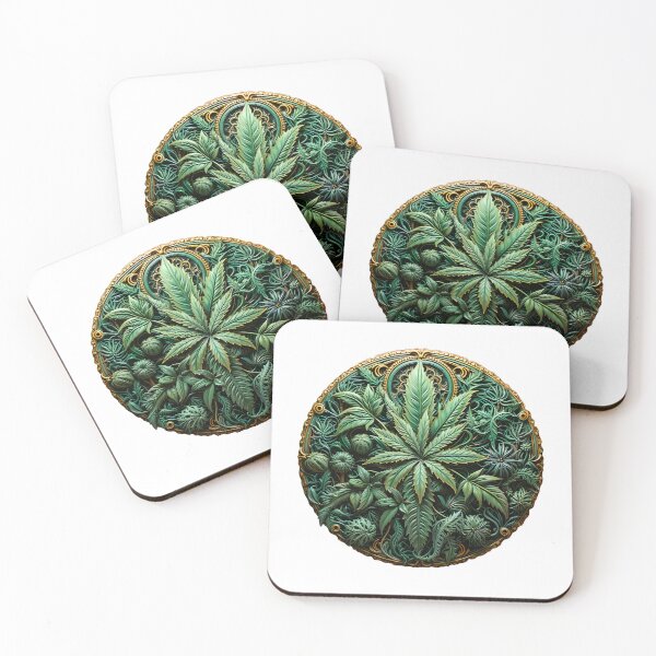 Item preview, Circular Weed Medallion Pot Leaf Design - For Marijuana Lovers and Pot Heads - Get This designed and sold by AlanPhotoArt.