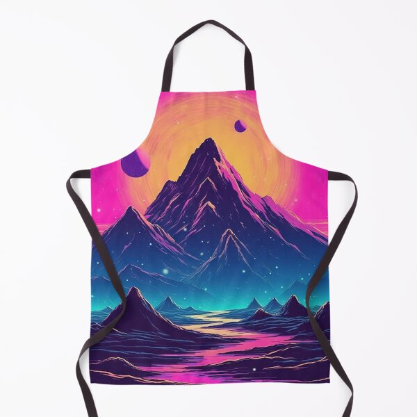 Item preview, Mountain Dreams: Synthwave Bliss in Nature's Embrace designed and sold by Mullet Monkey.