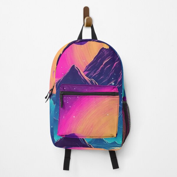 Item preview, Mountain Dreams: Synthwave Bliss in Nature's Embrace designed and sold by Mullet Monkey.