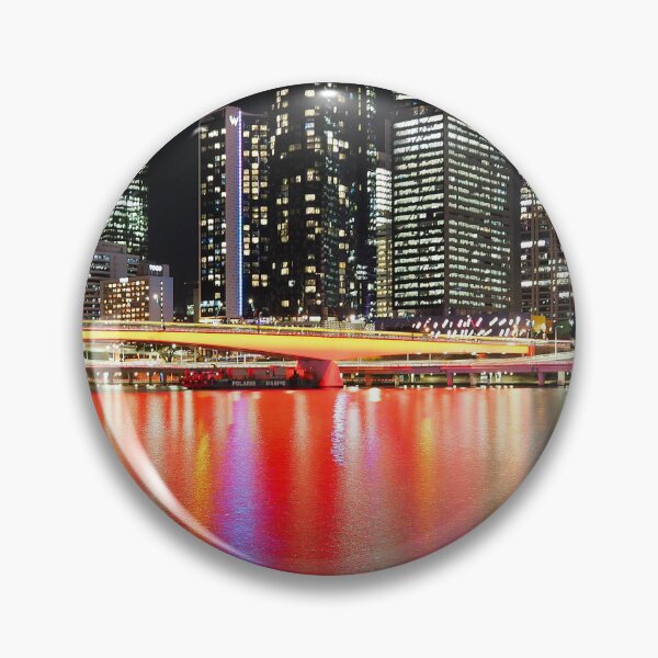 Item preview, Brisbane City Skyline Queensland Australia designed and sold by pcole123.