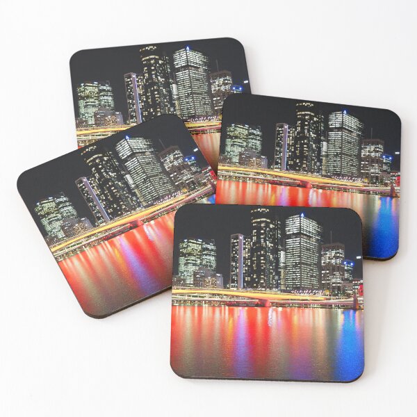 Item preview, Brisbane City Skyline Queensland Australia designed and sold by pcole123.