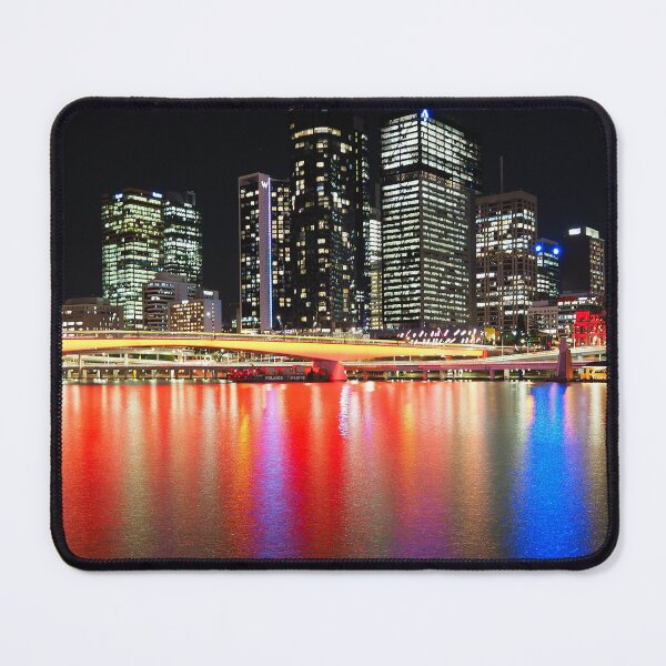 Item preview, Brisbane City Skyline Queensland Australia designed and sold by pcole123.