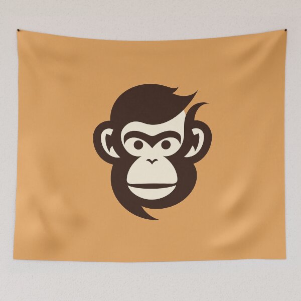 Item preview, Minimalistic Monkeys Logo: Embodying Playfulness and Simplicity designed and sold by janedewaard.