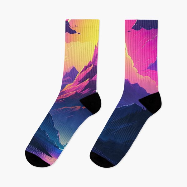 Item preview, Synthwave Sanctuary: Mountain Oasis of Nostalgia designed and sold by Mullet Monkey.