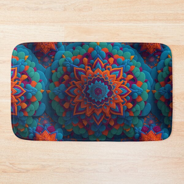 Item preview, The Mesmeric 3D Mandala Mosaic: Vibrant Colors and Shapes Unite designed and sold by DesignArtEmpire.