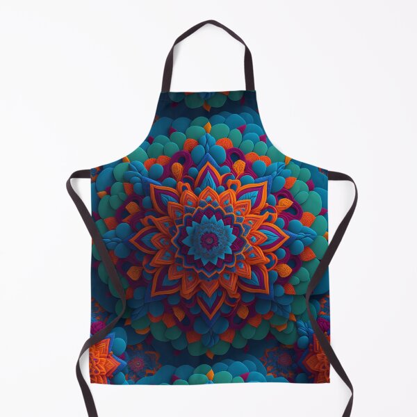 Item preview, The Mesmeric 3D Mandala Mosaic: Vibrant Colors and Shapes Unite designed and sold by DesignArtEmpire.