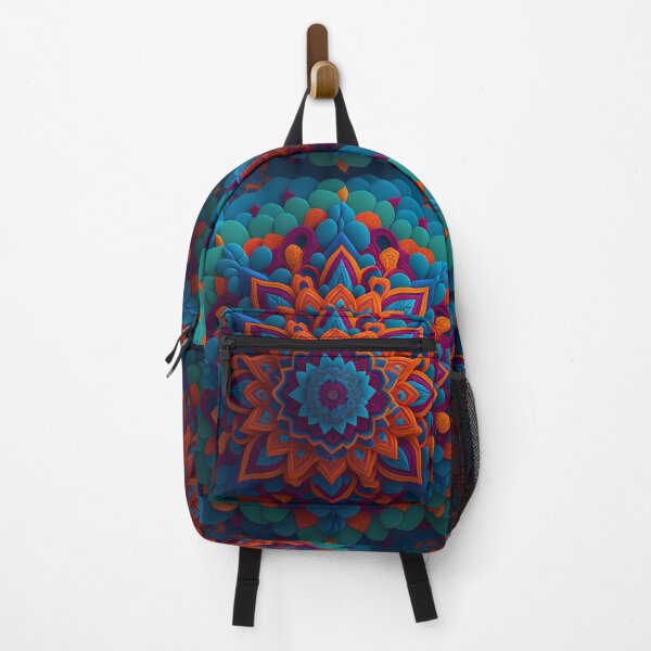 Item preview, The Mesmeric 3D Mandala Mosaic: Vibrant Colors and Shapes Unite designed and sold by DesignArtEmpire.