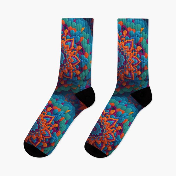 Item preview, The Mesmeric 3D Mandala Mosaic: Vibrant Colors and Shapes Unite designed and sold by DesignArtEmpire.