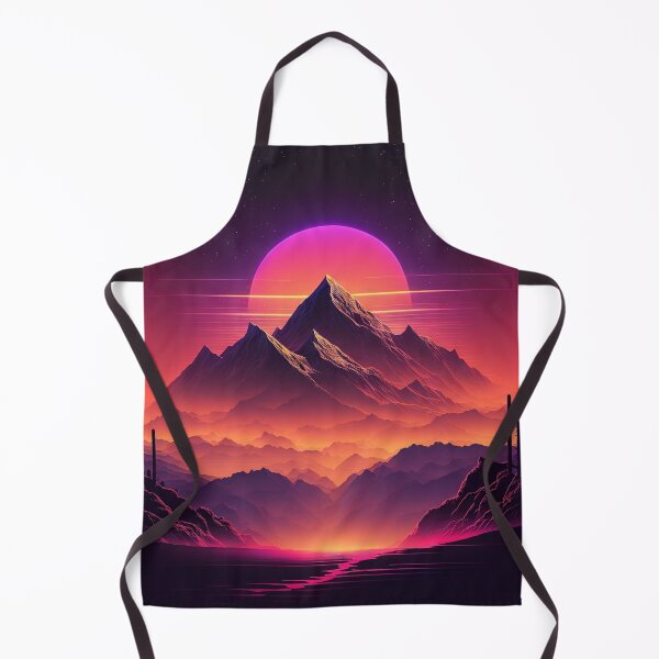 Item preview, Electric Peaks: Synthwave Adventure in the Majestic Mountains designed and sold by Mullet Monkey.