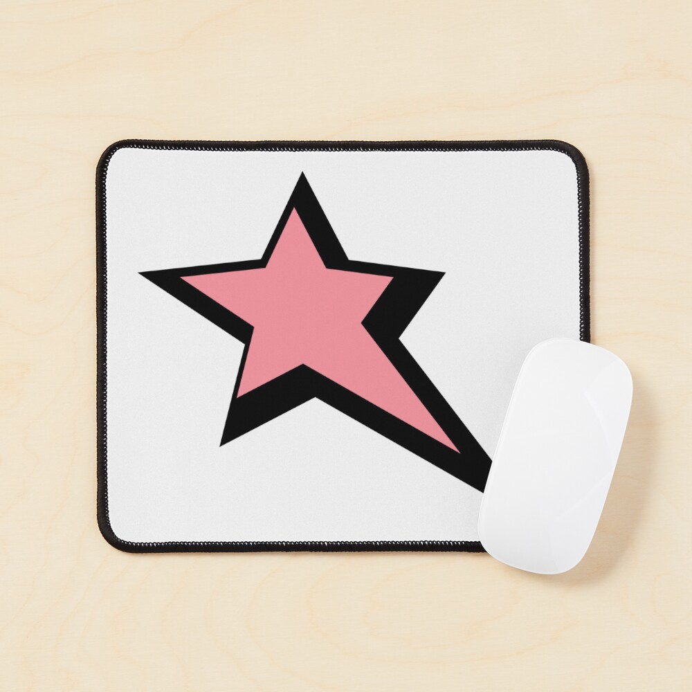 Graphic Y2K star pink and black 
