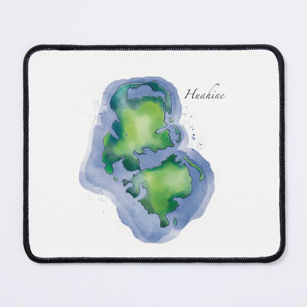 Item preview, Watercolor of Huahine designed and sold by oravaart.