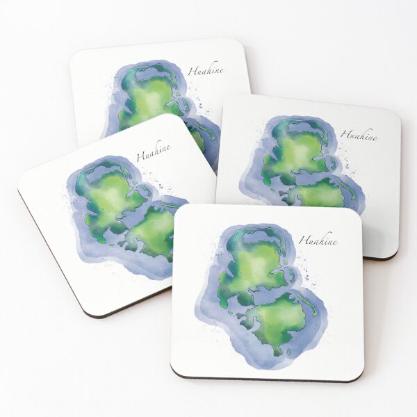 Item preview, Watercolor of Huahine designed and sold by oravaart.
