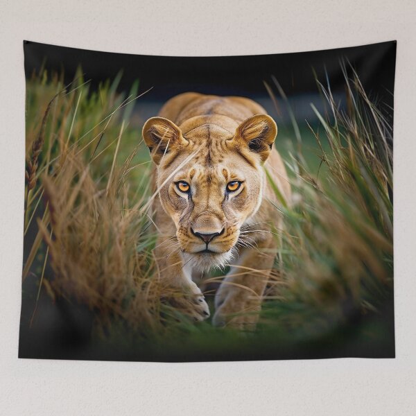 Item preview, Lioness in the Grass designed and sold by CoolCarVideos.