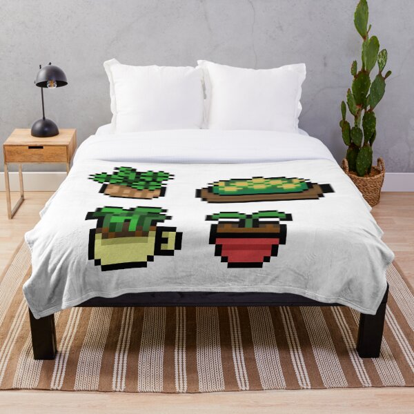 Item preview, Jardín Plantas Pixel Art designed and sold by BeltsukiDesing.