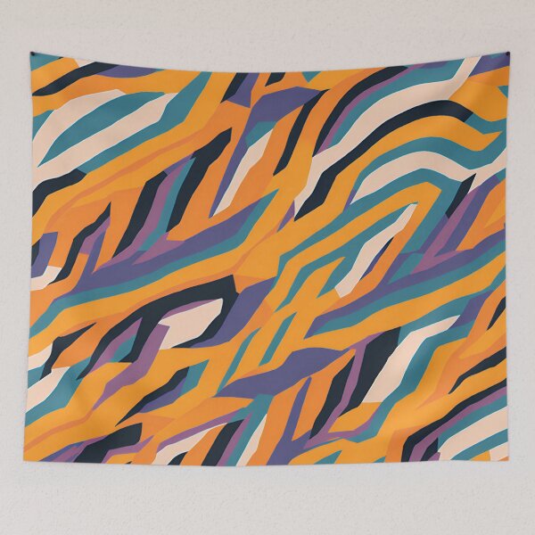 Artikelvorschau, Zebra Rhythms: Colorful Patterns entworfen und verkauft von LeonAndrewRazon.