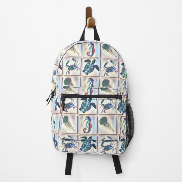 Item preview, Turtle Crabs Jellyfish Seahorse designed and sold by Profitrip.