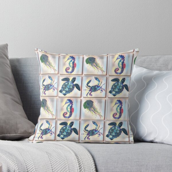 Item preview, Turtle Crabs Jellyfish Seahorse designed and sold by Profitrip.