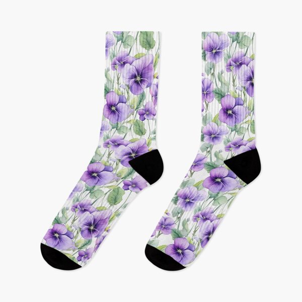 Item preview, Violet Seamless Pattern Design designed and sold by CaledoniArt.