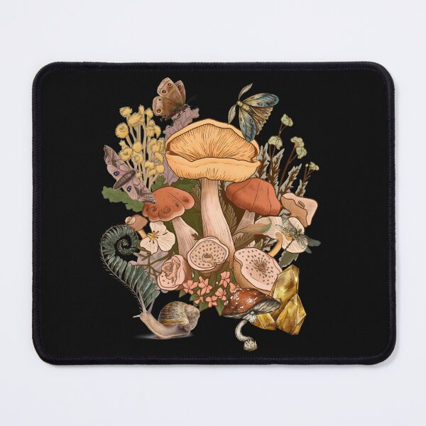 Item preview, Mushroom Cottagecore In The Forest Cute Colorful Design designed and sold by EarthArtDesigns.