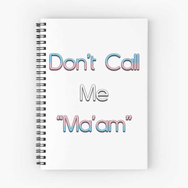 Item preview, "Don't Call Me "Ma'am" Transgender Pride designed and sold by JadeRyder.