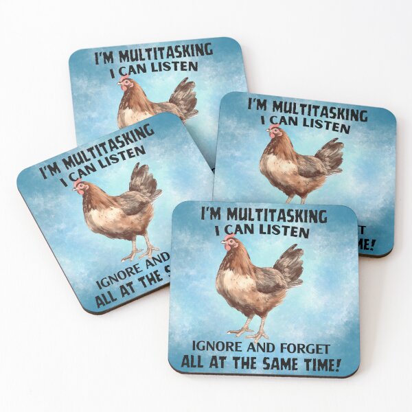 Item preview, I'm multitasking-  I can listen ignore and forget-  multitasking designed and sold by Janetlousart.