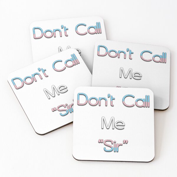 Item preview, "Don't Call Me "Sir" Transgender Pride designed and sold by JadeRyder.