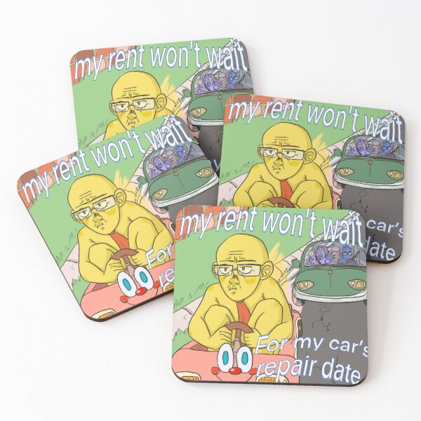 Item preview, My rent won’t wait for my car’s repair date  designed and sold by Lil-Lime.