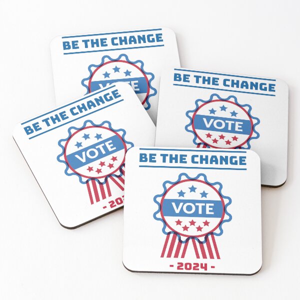 Item preview, BE THE CHANGE Go and VOTE designed and sold by GalleryGlow Fantasy Art.
