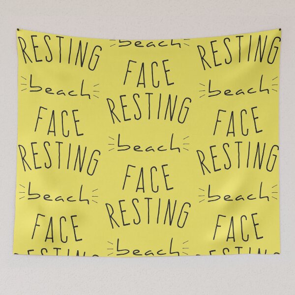 Item preview, Resting Beach Face designed and sold by flippinsg.