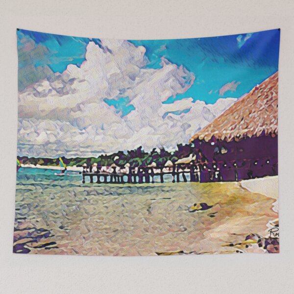 Item preview, CANCUN BEACH designed and sold by ArtbyRolleen.