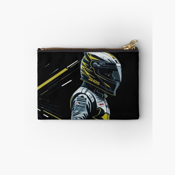 Item preview, racing driver with his helmet advancing to his destination designed and sold by ProductArtistry.