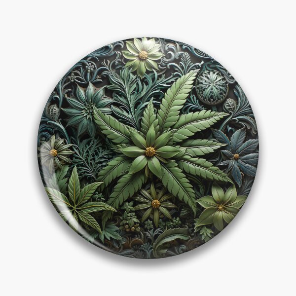 Item preview, Weed Pot Leaf Design In A Circle - For Pot Heads - Get High And Get This designed and sold by AlanPhotoArt.